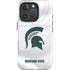 Michigan State University White Jersey iPhone 16 Pro Max Impact Case